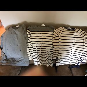 3 Motherhood Maternity sweaters